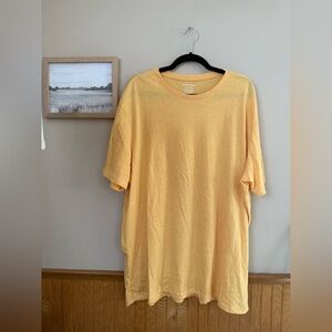 Banana Republic Orange Short Sleeve Tee Relaxed Fit